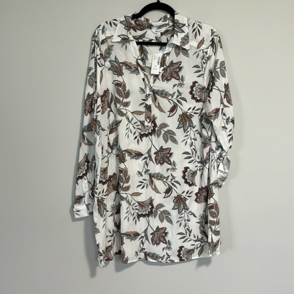 Reitmans Tunic Dress Floral XXL NWT